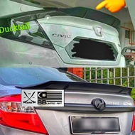 spoiler super duck tail spoiler ducktail perodua bezza copy civic siap cat PWJ