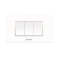 ชุดสวิตช์ทางเดียว 3 ช่อง PHILI Philips LEAF SET 3 G 1 W