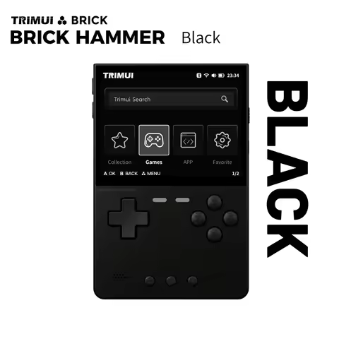 Trimui Brick Hammer Handheld Game Console 3.2 Inch 1024*768 IPS Screen 3000mAh Metal Open Source Ret