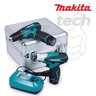 Mesin Bor Obeng Baterai Cordless Impact Drill Driver Makita LCT204 / TD090D + DF330D