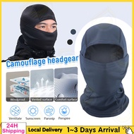 Balaclava Face Mask Topeng Muka Telinga Sun Protection Cycling Face Mask Anti-Sweat Breathable Motor