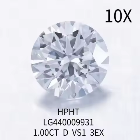 With IGI Certificate 1ct 1.5ct 2ct 2.5ct 3ct 5ct Round Real Lab Grown Diamonds CVD HPHT Lab Created