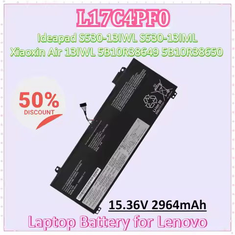 L17C4PF0 L17M4PF0 15.36V 2964mAh Laptop Battery for Lenovo Ideapad S530-13IWL S530-13IML Xiaoxin Air