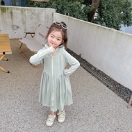 Baby Sunscreen Shirt Full Body Skirt Shape Cool Elastic Fabric Blocks UV Rays