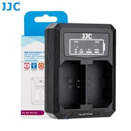JJC USB เครื่องชาร์จกล้องช่องคู่สำหรับแบตเตอรี่ NP-FZ100 Sony ใช้งานร่วมกับ ZV-E1 SonyFX30 FX3A7 IVA1A7CA7S IIIA6700A6600A9 IIA7 IIIA7R III a7R IVกล้อง A9