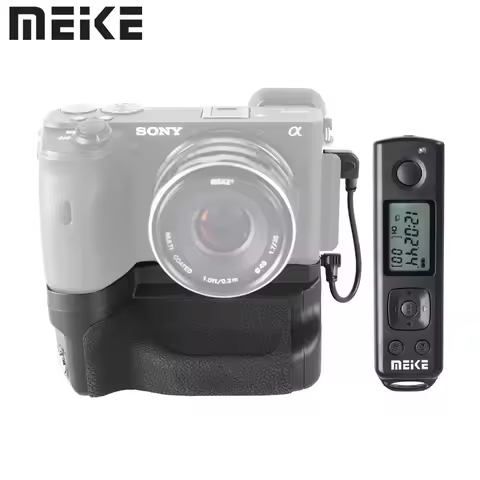 Meike MK-A6600 Pro Vertical Battery Grip Built-in 2.4GHZ Remote Controller for Sony A6600 Camera
