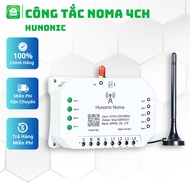 Công tắc Hunonic Noma 4CH - Hẹn Giờ Tự Động Điều Khiển Từ Xa Chia Sẻ Nhiều Thiết Bị