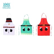 [Gralara] Christmas Apron Bib Apron Adjustable Novelty Sleeveless Apron Cute for Women Xmas for Rest