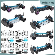 [AmlesoMY] 1:10 RC Car 265mm Wheelbase Body Chassis for HSP 94123 Trucks Upgrade Parts