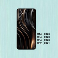 HP Silicone Samsung M14, Samsung M34, Samsung M54, Samsung M52 - Case casing cover Flexible Blackhp