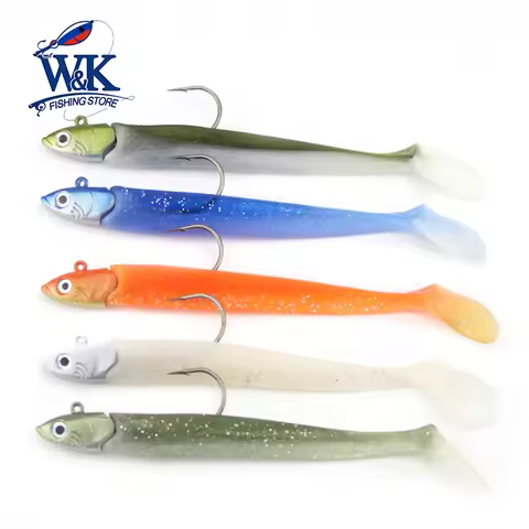 Swing Shad Lure with 20g Jig Head Crazy Eel 11cm Soft Bait Ultimate Inshore Rock Fishing Seabass JIG