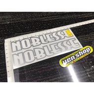 STICKER TULISAN #NOBLESSE #HONDA