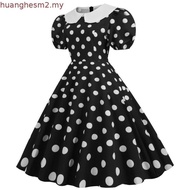 CODS Women Doll Collar Dress Doll Collar Dress Vintage 50s 60s Princess Dress Women Party Dress Retr
