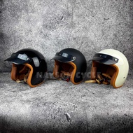 Vintage Classic Street Retro Helmet 3/4 Moge Nayson Cycle Motorcycle Custom Big Harley Davidson HOND