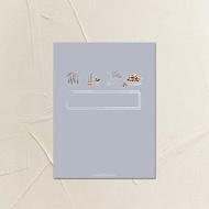 數位 數位 花草系列粉紫-電子筆記本
