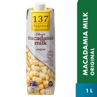 137 degrees Macadamia Milk Original, (From USA) 1Liter (Assorted)