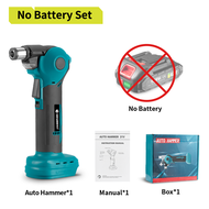 Electric Hammer Drill 0/45/90 Angle Adjustable Cordless Rechargeable Screwdriver Tools For Makita 18
