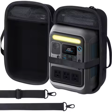 Portable Power Station Hard Case for Anker SOLIX C300, 288Wh LiFePO4 Battery, 300W Solar Generator w