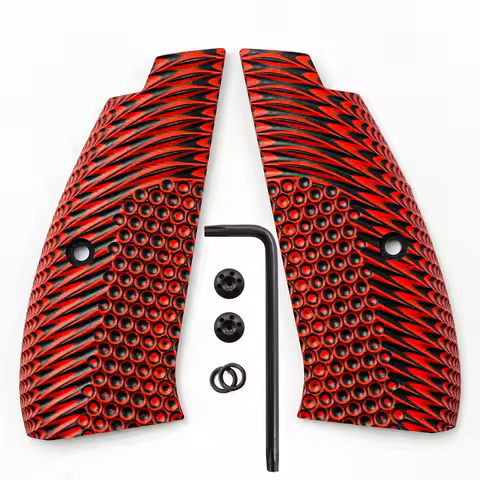 New CZ75 Grips G10 Grips for CZ 75 Full Size, SP-01 Series, Shadow Target, 75B BD, Gun Grips Screws 