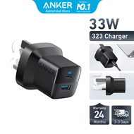 Anker 323 Type C Charger Fast Charging - Black (33W)