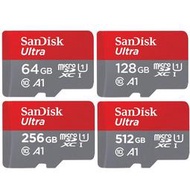 SanDisk A1 Ultra 1TB 512G 256G 128G micro SD C10 150MB/s 記憶卡