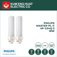[PACK OF 2] PHILIPS MASTER PL-C 18W 4P G24Q-2 (827/830/840/865) - CONVENTIONAL BULB SERIES