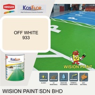 933 OFF WHITE 5L KOSSAN ( KOSFLOR EPOXY ) CAR PARK FLOOR COATING / SPORT COURT FLOOR PAINT EPOXY Floor Paint ( 5L )