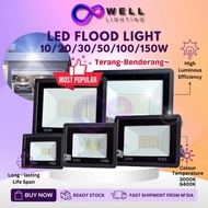 Lampu Kecemasan Banjir Luar Outdoor LED Flood Light Spotlight Waterproof IP66 Outdoor Lighting 10W 2