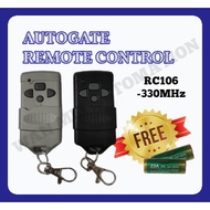 RC106 REMOTE CONTROL 330MHz (4ch) for AUTOGATE