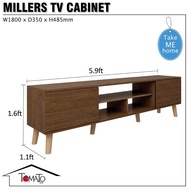 Rak Tv Viral |  TV Cabinet / Kabinet TV / Rak TV / Rak TV Kayu / Millers Harmony Series