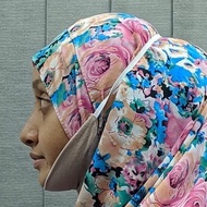 PD05 LIGHT BROWN - COVER DOUBLE CHIN AURAT PENUNTUP DAGU MURA ALAS DAGU KAIN COTTON PELAPIK DAGU BAS