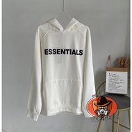 [Readystock]100% Authentic Fear of God FOG Men and Women Essentials Letters Oversized Long-sleeved H