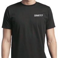 Simi "What" (Singlish series print) T-Shirt Singapore crew neck graphic print apparel