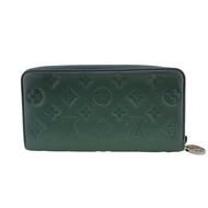 【二手】LOUIS VUITTONM81707 Zippy 錢包，日本限量版，Monogram 壓紋長款錢包，卡包，零錢包，藍色