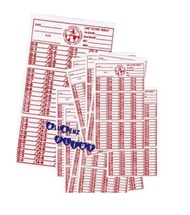 7pcs per order Basketball Betting Ending Card