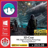 3D-Coat 2025.08 - PBR, Digital Sculpting, Retopology, Texturing Software | Windows - SOFTWARE