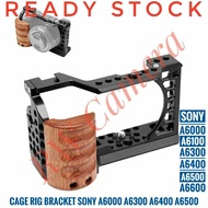 Cage Rig sony A6000 A6300 A6400 A6500 Hand Grip Bracket Videographer Bracket A6100 Stabilizer