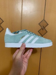 Adidas Gazelle w 湖水綠 女鞋 us6.5 (23.5cm)