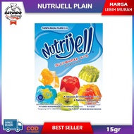 NUTRIJELL PLAIN / Tanpa Rasa Kemasan Besar 15gr (Jelly Powder Instant) - NUTRIJEL JELI Terlaris