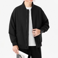 Uniqlo Men's Bomber Jacket 2024 Autumn Men's New Tops Men's Jacket Big Size Men's Casual Flight Jack