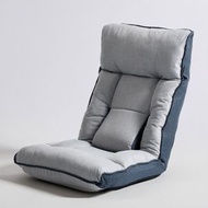 找得 - 懶人沙發榻榻米座椅折疊單人靠背躺椅(灰拼色 不包安裝）3172