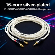 16 -Core Silver Plated 2.5mm 4.4mm XLR 3.5mm  Earphone Cable For SRH1540 SRH1840 SRH1440
