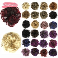 [PEASEE] Hair Bun Elastic Band Hairdressing Hairband Hair Pieces Curly Scrunchie