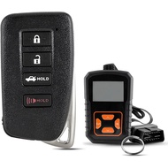 0020 Smart Key Fob Replacement DIY Kit Keyless Entry Remote for Lexus ES300h ES350 GS350 GS450H GS-F
