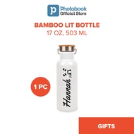 Personalised Bamboo Lid Water Bottle 17 oz Photobook Malaysia e-Voucher
