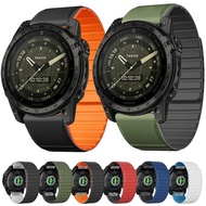 22mm 26mm Quick Fit Strap For Garmin Fenix 7 7X 6 6X Pro 5X 5 Pro Magnetic Silicone Bracelet For Gen 2/Enduro 2/Descent Mk1 Band