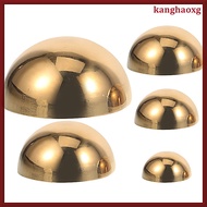 Mirror Gardens Gazing Decoration Outdoor Golden Steel Semi Hemisphere Spheres 5 Pcs