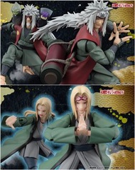 全新日版 SHF BANDAI NARUTO 火影忍者 疾風傳 自來也 綱手 仙人模式 木葉三忍 鳴人 鳴門 九尾 曉