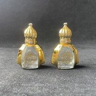 Ready Stock Supply B817-12ml Portable Mini Electroplating Gold Rollerball Glass Bottle Essential Oil