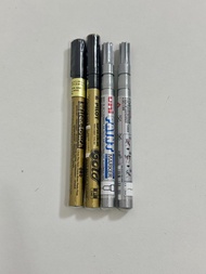 Pilot, uni, 櫻花牌金色/銀色油漆筆